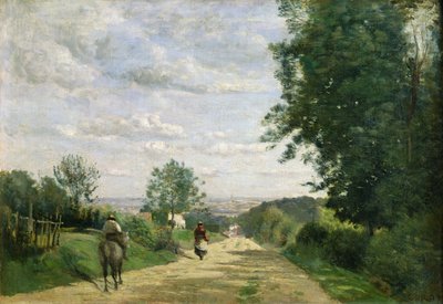 Tie Sevresiin, 1858-59 tekijältä Jean Baptiste Camille Corot